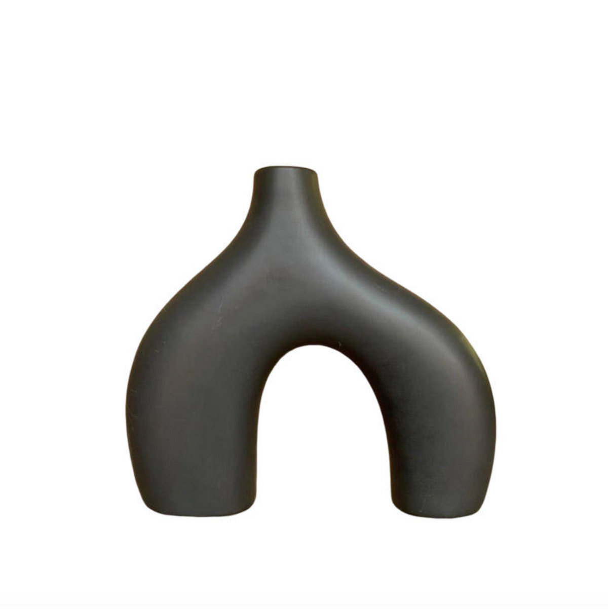 Nordic Black & White Ceramic Vase
