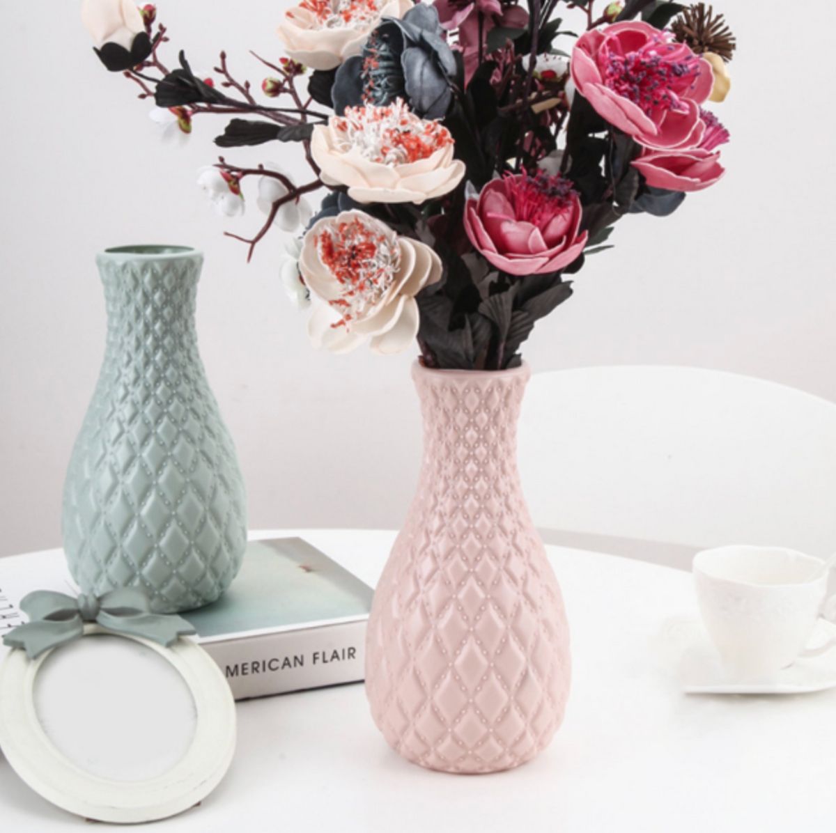 Nordic Unbreakable Plastic Flower Vase