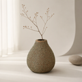 Nordic Wabi-Sabi Bubble Glaze Ceramic Vase
