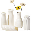Modern Ceramic-Look Plastic Vase