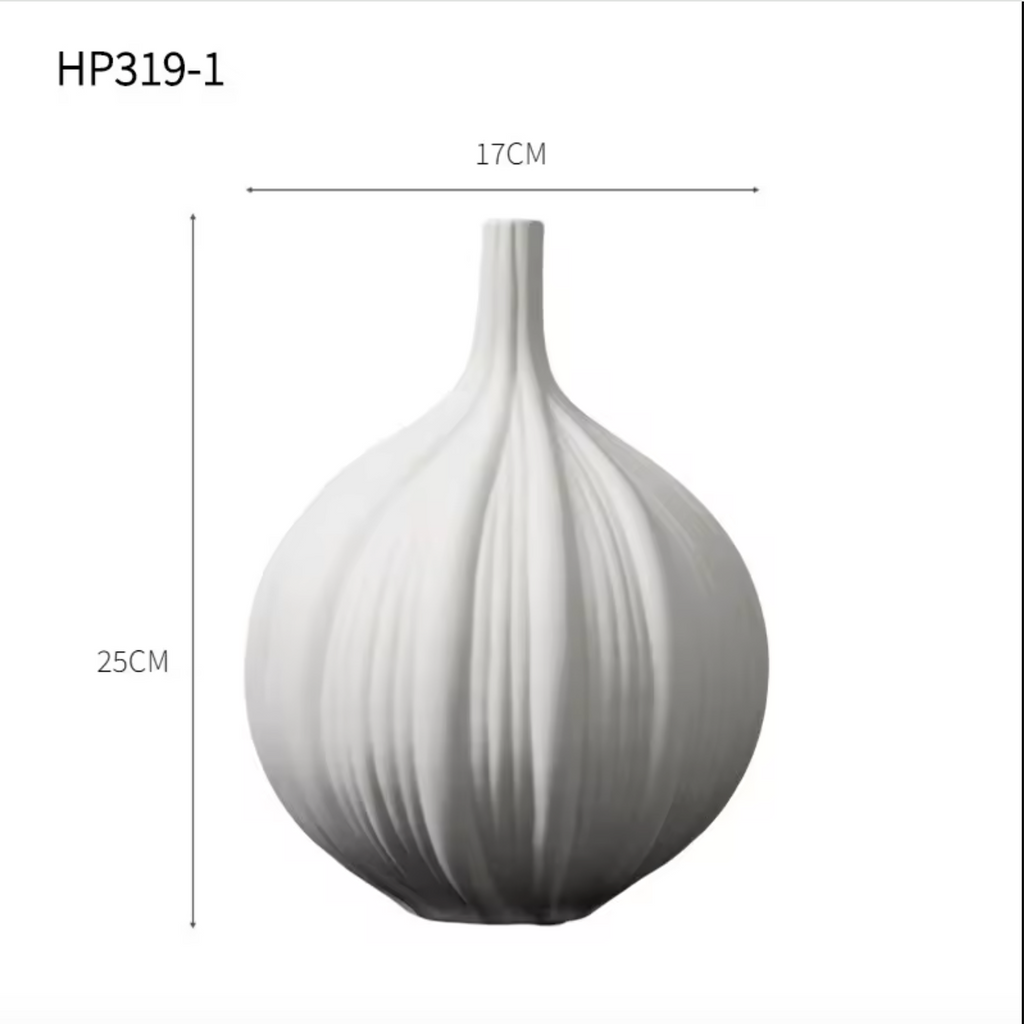 Nordic White Ceramic Vase