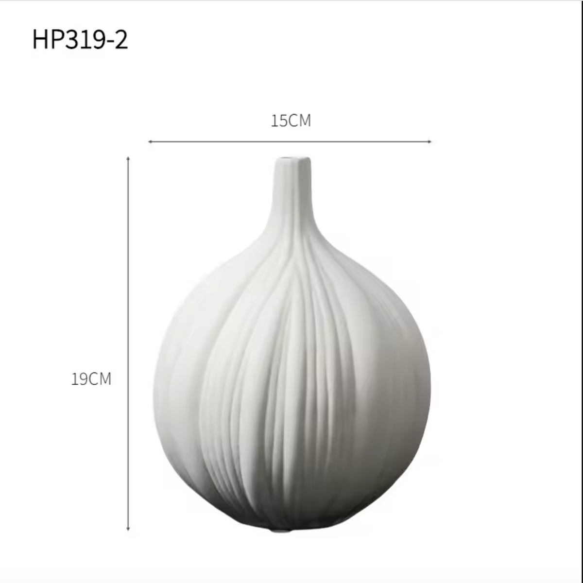 Nordic White Ceramic Vase