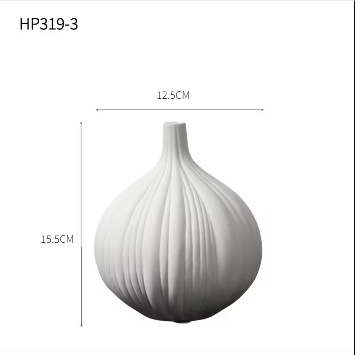 Nordic White Ceramic Vase