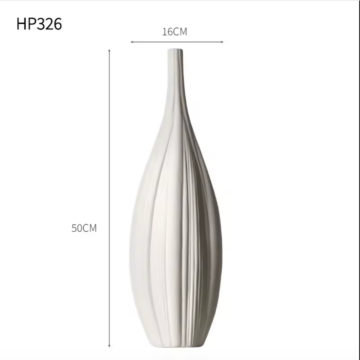 Nordic White Ceramic Vase