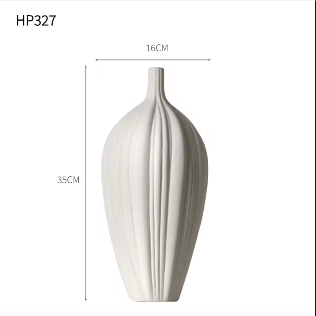Nordic White Ceramic Vase