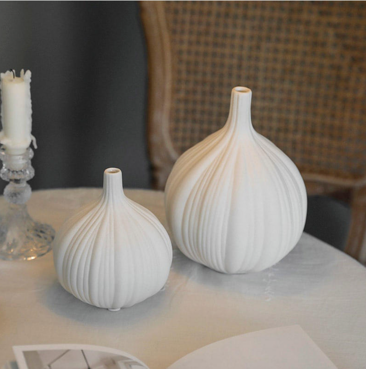 Nordic White Ceramic Vase