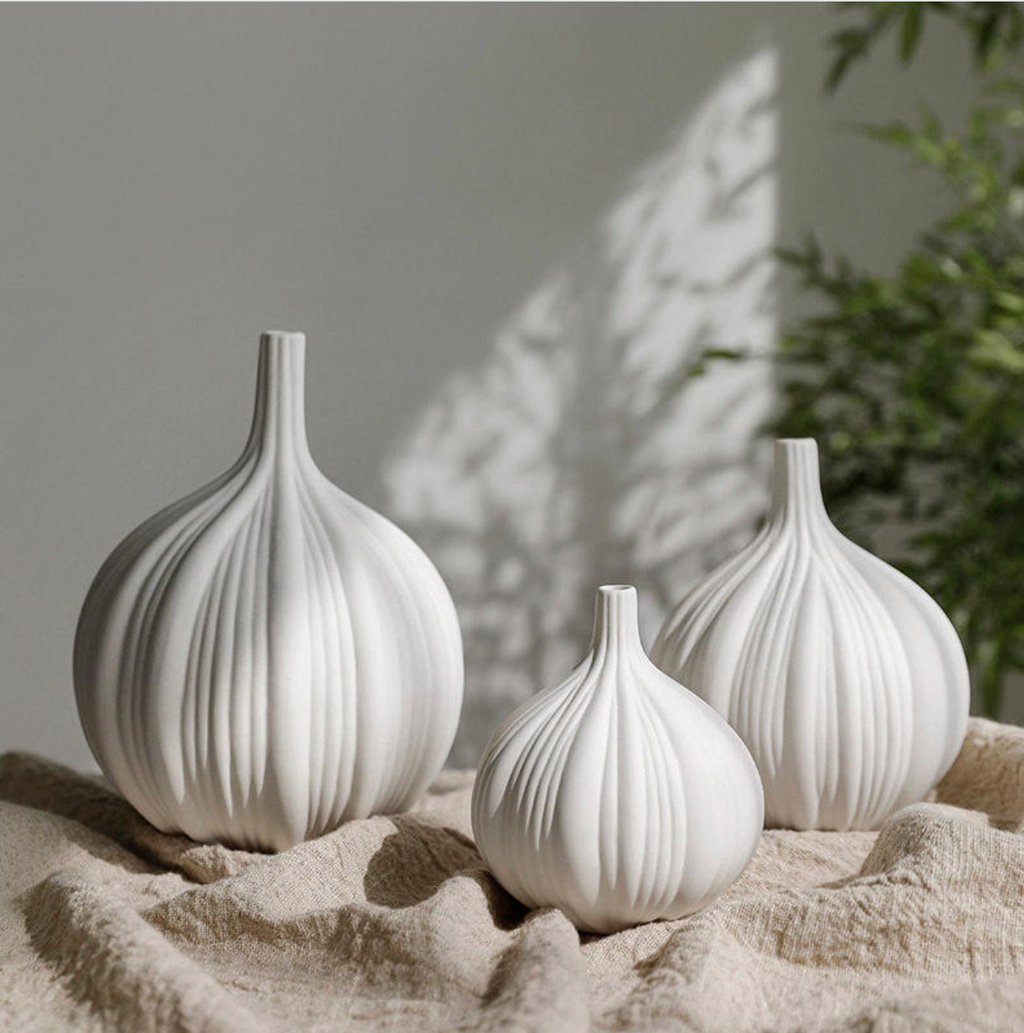 Nordic White Ceramic Vase